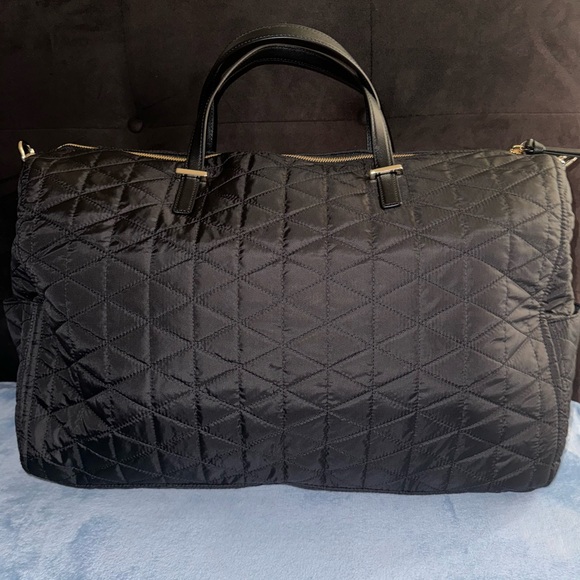 Kate Spade Carmella Quilted Weekend/Travel Bag Black - Picture 2 of 8